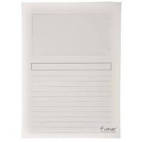 Exacompta L-map met venster Forever, pak van 100 stuks, wit - thumbnail