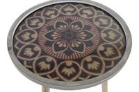 Bijzettafel DKD Home Decor Natuurlijk Zwart 40 x 40 x 41 cm Hout MDF - thumbnail