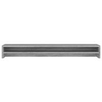 VidaXL Monitorstandaard 100x24x13 cm bewerkt hout grijs sonoma eiken - thumbnail