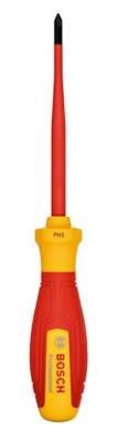 VDE-schroevendraaier - BOSCH - PH1x100 - Geïsoleerd tot 1000 V - Thermoplastisch elastomeer - Ergonomisch