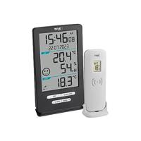 TFA Dostmann Funk-Thermometer XENA HOME 30.3074.10 Draadloze thermometer digitaal Antraciet - thumbnail