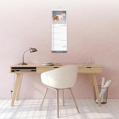 Horses Slim Calendar 2026 Horses Slimline Calendar - 12 Month