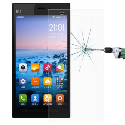 Voor Xiaomi MI3 0 26 mm 9 H + oppervlaktehardheid 2.5D explosieveilige getemperd glas Film