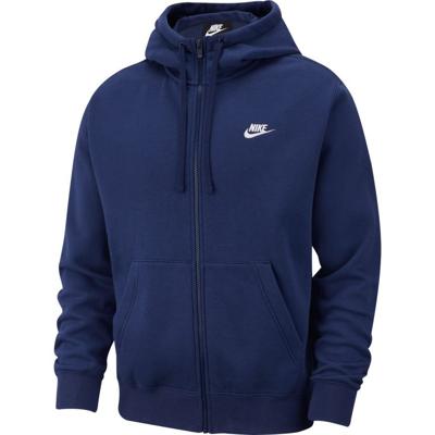 Nike Sportswear Club Fleece Trui Heren Midnight Navy/Midnight Navy/White L