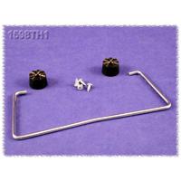 Hammond Electronics 1598TH1 Standbeugel Staal Zilver 1 stuk(s) - thumbnail