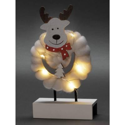 Konstsmide 3266-210 LED-silhouet Eland Warmwit LED Wit Timer Konstsmide 3266-210 LED-silhouet Eland Warmwit LED Wit Timer