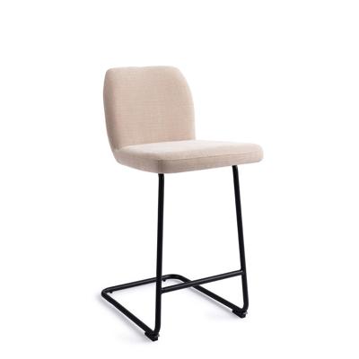 Jesper Home Barstoel 'Ikata' Arch Black, kleur Sand Strand (zithoogte 65cm) Jesper Home Barstoel 'Ikata' Arch Black, kleur Sand Strand (zithoogte 65cm)