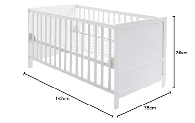 roba Kinderbed 70 x 140 cm (Wit)