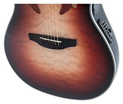 Ovation CE44LX-1R Celebrity Elite Exotic Ruby Burst linkshandige elektrisch-akoestische westerngitaar