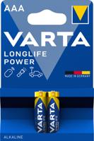 Varta Longlife Power AAA 2-pack Batterijen - thumbnail