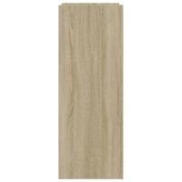 Schoenenkast 74,5x37,5x100 cm bewerkt hout sonoma eikenkleurig - thumbnail