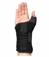 Basko Ryno Lacer Duimbrace / Polsspalk - XS - Rechts - Zwart - Kort - thumbnail
