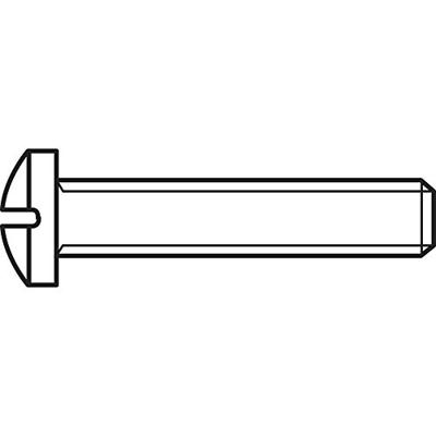 TOOLCRAFT 827129 Lenskopschroeven M2 10 mm Kruiskop Phillips DIN 7985 Staal Galvanisch verzinkt 100 stuk(s)