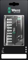 Wera 8600-9/TZ Rapidaptor 05073410001 Bitset 10-delig Plat, Kruiskop Phillips, Kruiskop Pozidriv - thumbnail