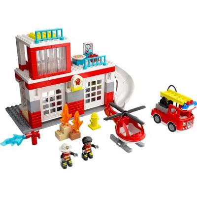 Lego Duplo 10970 Brandweerkazerne en Helikoper + Licht en Geluid