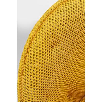 Kare Eetkamerstoel Carlito Mesh Yellow