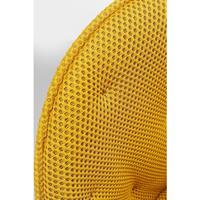Kare Eetkamerstoel Carlito Mesh Yellow - thumbnail