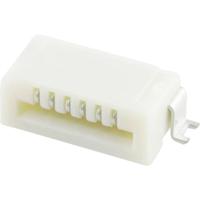 Molex 527930670 Female header (standaard) Totaal aantal polen: 6 Rastermaat: 1 mm Inhoud: 1 stuk(s) Tape on Full reel - thumbnail