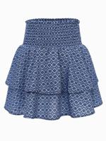 LOOXS 10sixteen winter skort meisjes - blauw - etnische print - thumbnail