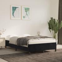 Bedframe zonder matras 120x200 cm fluweel zwart - thumbnail