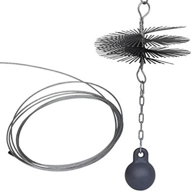 VidaXL Schoorsteenveegborstel rond ø 25 cm