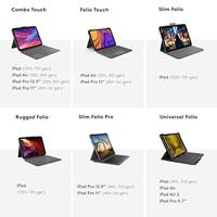 Logitech Combo Touch for iPad Pro 11-inch (1st, 2nd, and 3rd generation) - thumbnail