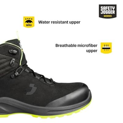 Safety Jogger Modulo S3S Mid | Zwart/Rood | Maat 40 - 5401200271484 Safety Jogger Modulo S3S Mid | Zwart/Rood | Maat 40 - 5401200271484