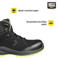 Safety Jogger Modulo S3S Mid | Zwart/Rood | Maat 40 - 5401200271484 - thumbnail