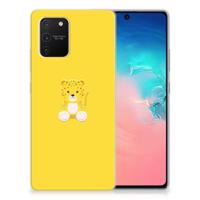 Samsung Galaxy S10 Lite Telefoonhoesje met Naam Baby Leopard - thumbnail