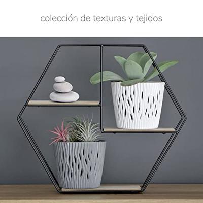 Prosperplast Plantenpot - kunststof - creme wit - D28 x H26 cm