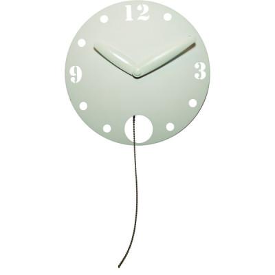 NeXtime ne-3102 wandklok 30x55,5cm plastic, 'waggle' NeXtime ne-3102 wandklok 30x55,5cm plastic, 'waggle'