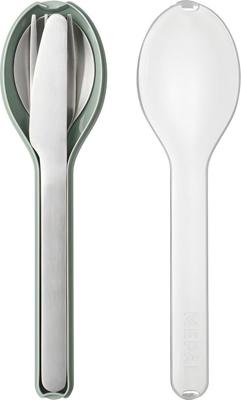 Mepal bestekset Ellipse 3-delig Nordic sage Mepal bestekset Ellipse 3-delig Nordic sage