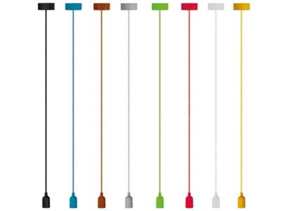 Design lamphouder met textielkabel wit Velleman - Velleman