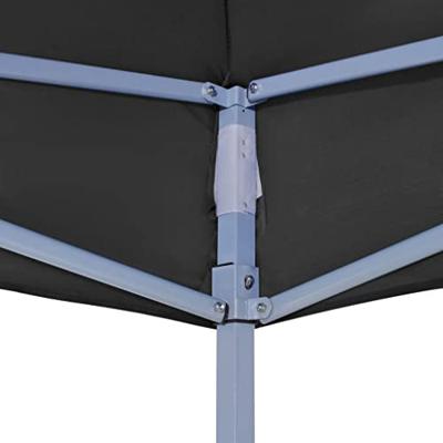 VidaXL Partytentdak 270 g/m² 4x3 m zwart - thumbnail