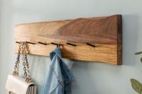 Kapstok Mammut 80cm Massief Sheesham Hout - 40956 - thumbnail