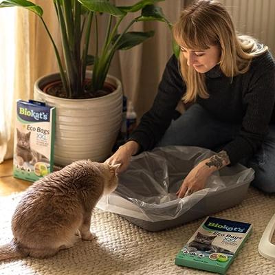 Biokat&apos;s Eco Bags XXL voor de kattenbak 3 verpakkingen - thumbnail
