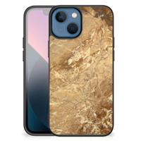 Apple iPhone 13 mini Marmeren Print Telefoonhoesje Marmer Creme - thumbnail