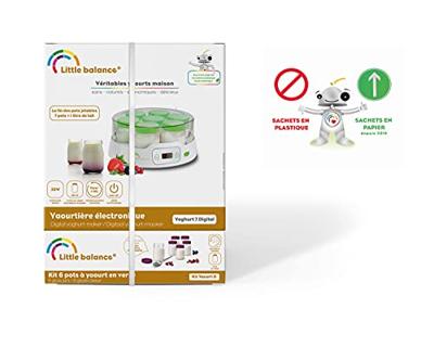 Macchina per yogurt - LITTLE BALANCE - Digitale - 7 vasetti + 6 vasetti aggiuntivi