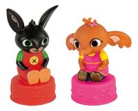 Clementoni baby - sensorische speelmat bing met speelfiguren, 6dlg. - thumbnail