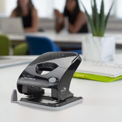 Perforator rapesco germ-savvy x5-40ps 2gaats zwart