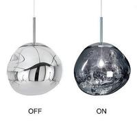 Hanglamp Sanimex Njoy Met E27 Fitting 36 cm Inclusief 4W Lamp Glas Chroom - thumbnail