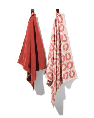 HEMA Thee- en keukendoekset rookworst - 2 stuks (bruin)