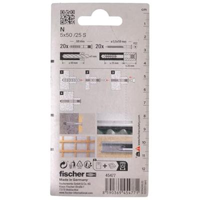 ZB NAGELPLUGGEN N 5X50ZK 45477 - thumbnail