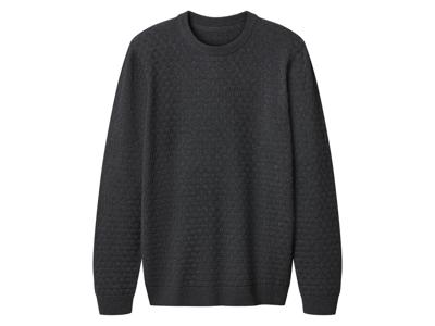 esmara Men Gebreide heren trui (Donkergrijs, M)