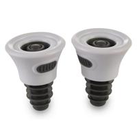 Solis 92286 Vacuüm Wijnfles Stopper 2 Stuks Wit/Zwart - thumbnail