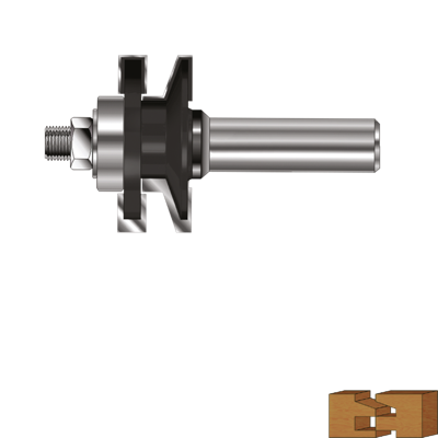 Rotec HM Contraprofielgarnituurfrees | GOLD-LINE | Z2 | ø41 | d2=8 - 271.37.4100 Rotec HM Contraprofielgarnituurfrees | GOLD-LINE | Z2 | ø41 | d2=8 - 271.37.4100