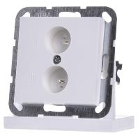 Gira luidsprekercontactdoosmat wit