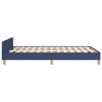 Bedframe zonder matras 120x190 cm stof blauw - thumbnail