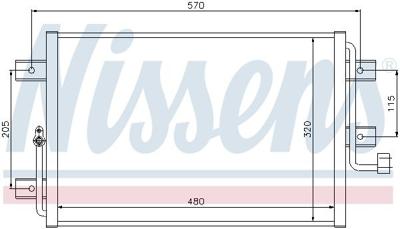 Condensator, airconditioning 94825
