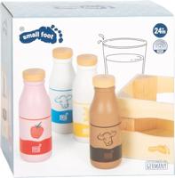 Kinderkrat met melkdranken FRESH - Hout small foot meerkleurig - thumbnail